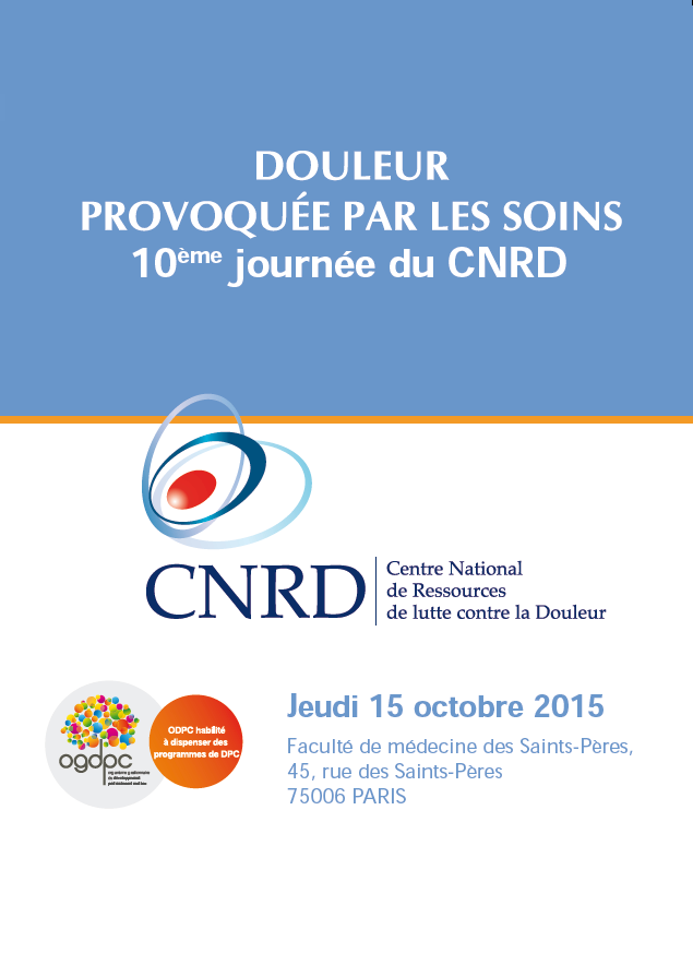 10 ème Journée du CNRD (CNRD) 2015