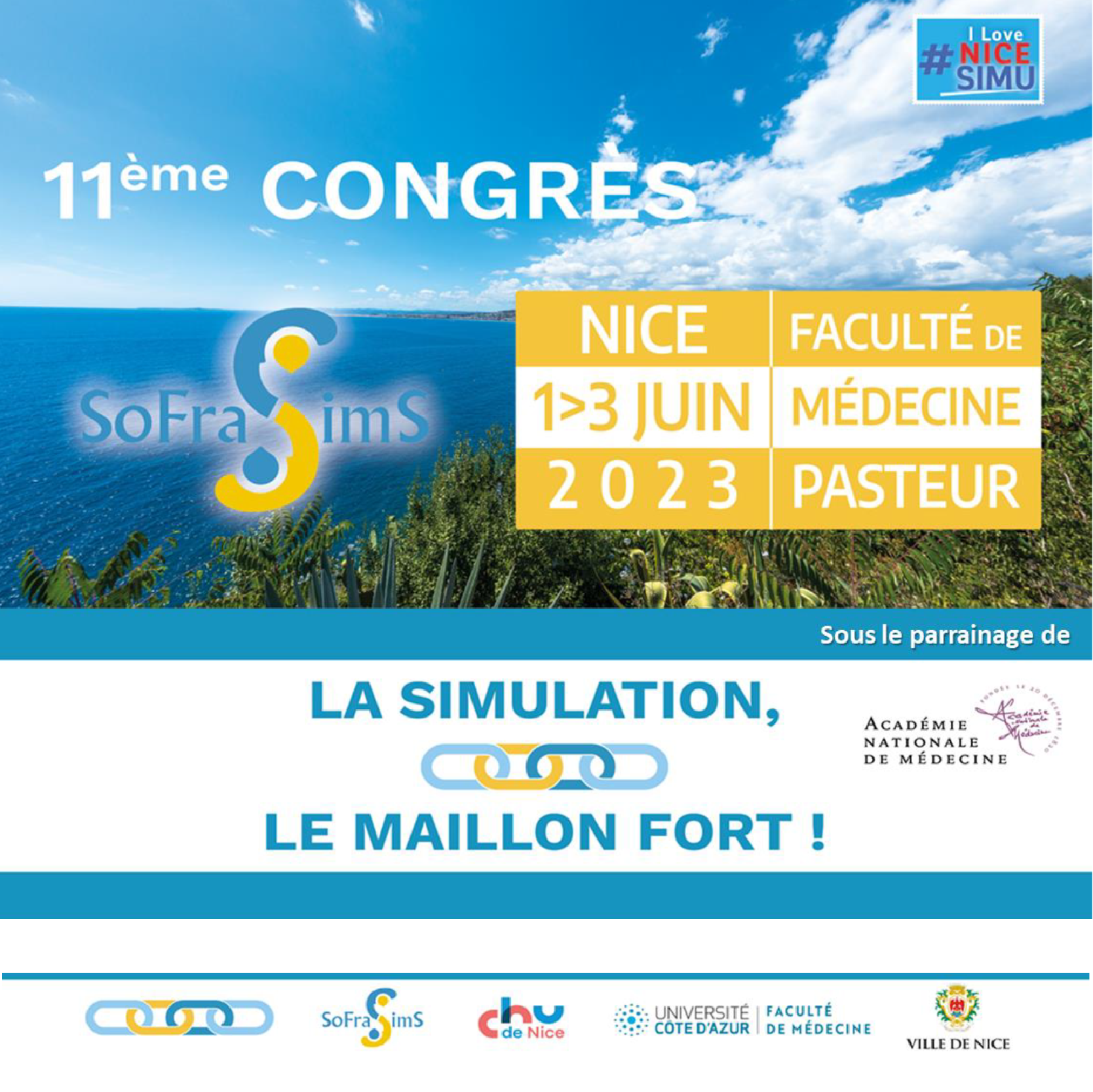 11e Congès Congrès de la Société Francophone de Simulation en Santé - SOFRASIMS 2023
