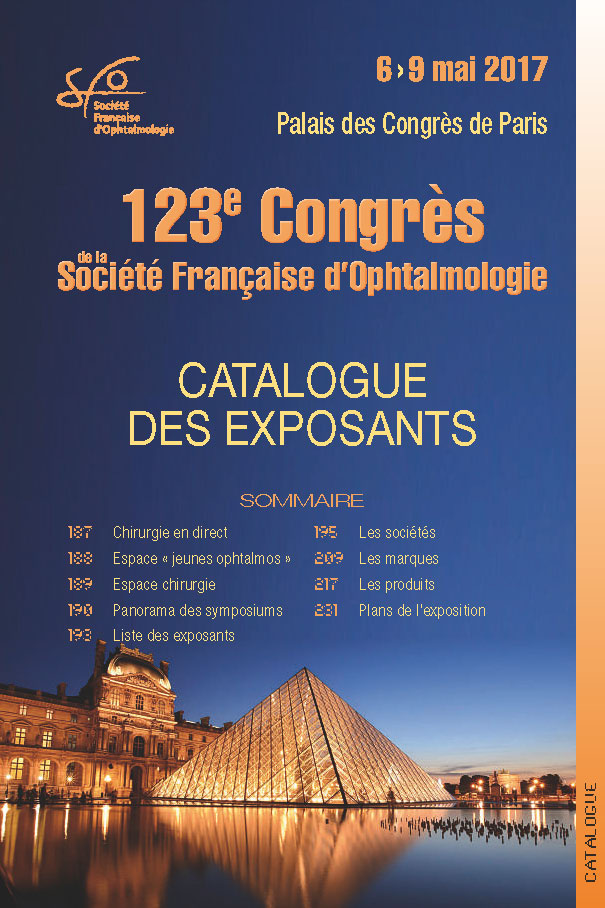 123e Congrès de la Société Française d'Ophtalmologie (SFO) 2017