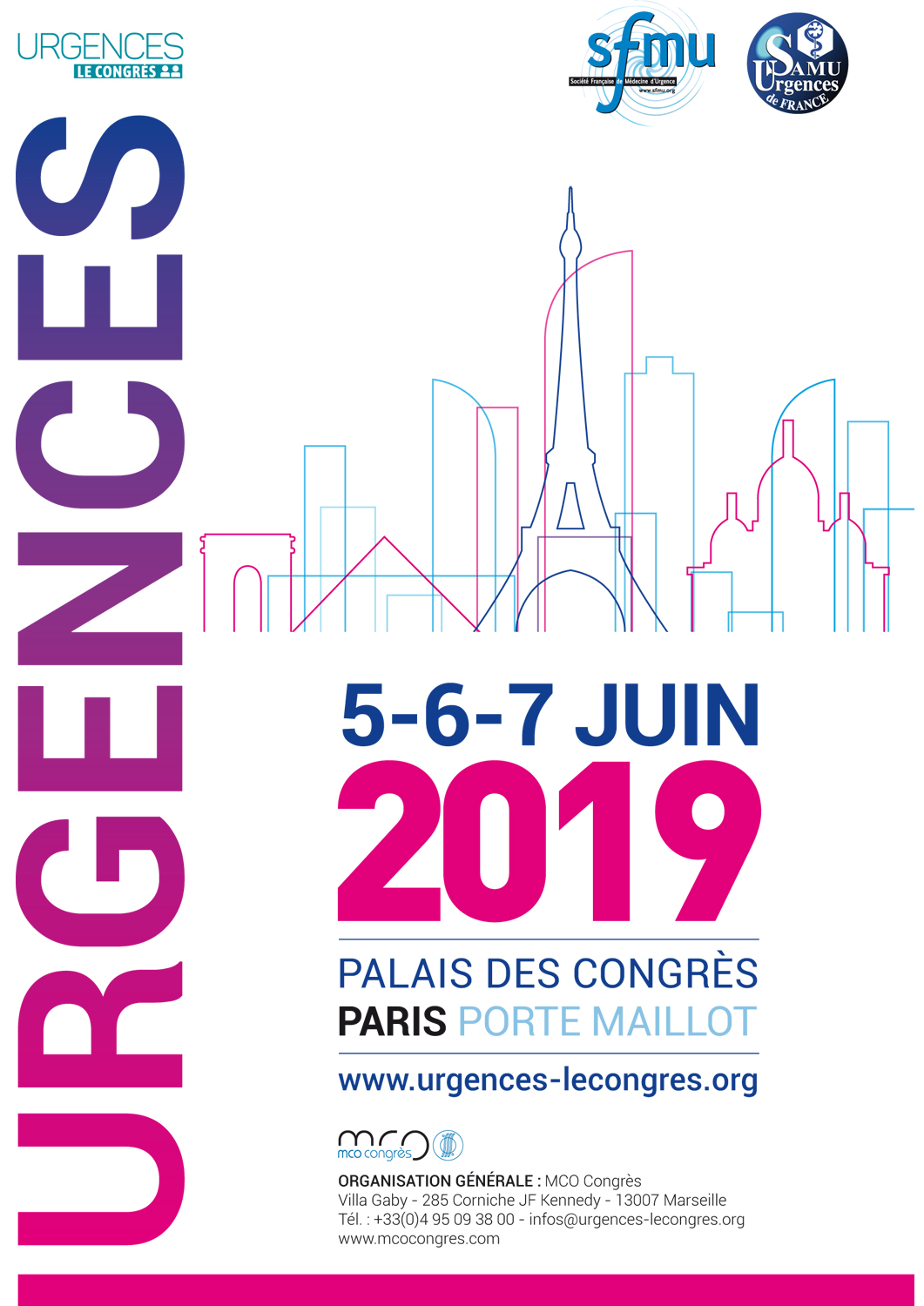 13ème congrès de la Société Française de Médecine d'Urgence (SFMU) 2019