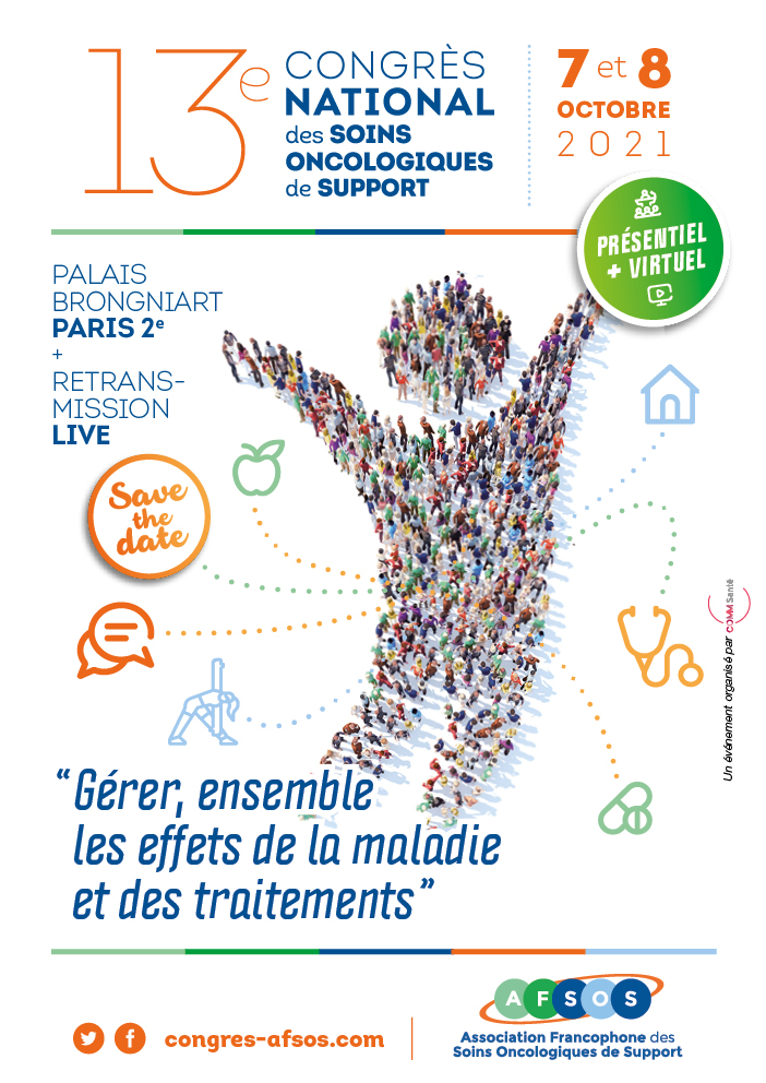 13 ème Congrès National des Soins Oncologiques de Support - AFSOS 2021