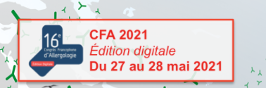 16ème Congrès Francophone d'Allergologie CFA 2021