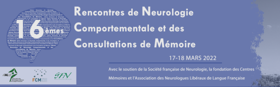 16èmes Rencontres de Neurologie Comportementale  2022