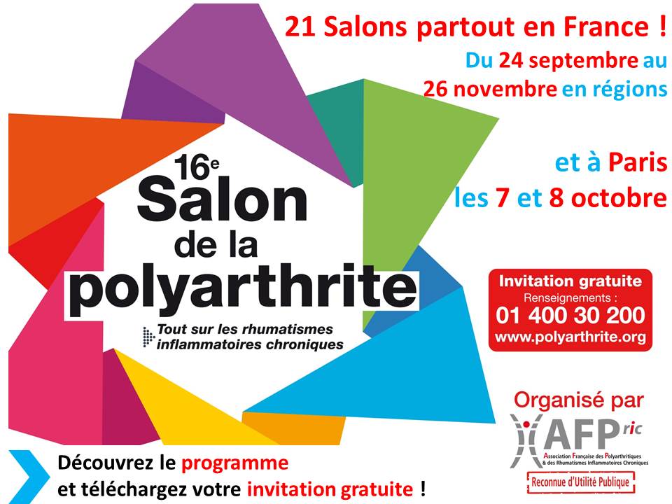 16e Salon de la polyarthrite et des rhumatismes inflammatoires chroniques (AFP) 2016