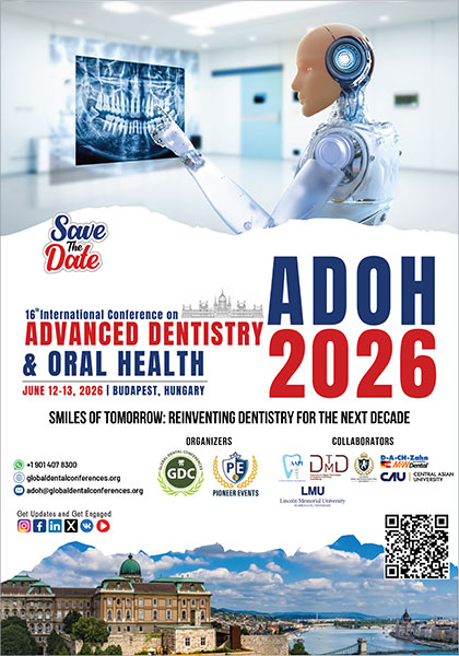 16th International Conference on Advanced Dentistry and Oral Health 2026