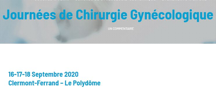 17ème Journées de Chirurgie Gynécologique et Pelvienne - SCGP 2020