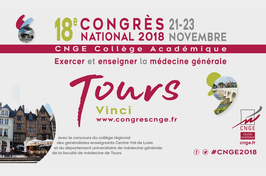 18e Congrès national du collège national des généralistes enseignants (CNGE) 2018