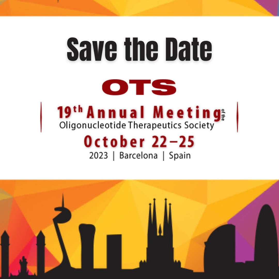 19th annual Oligonucleotide Therapeutics Society- OTS 2023