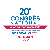 20e Congrès national du collège national des généralistes enseignants - CNGE 2021