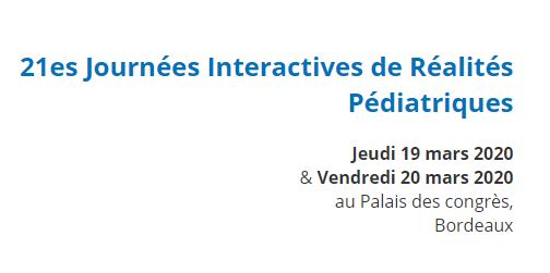 21th JIRP 2020 Interactive Pediatric Reality Days