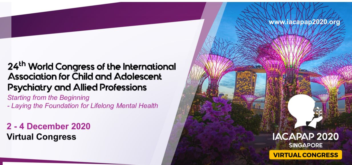 24th World Congress of the international Association for Child ans Adolescent Psychiatry and Allied Professions - IACAPAP 2020