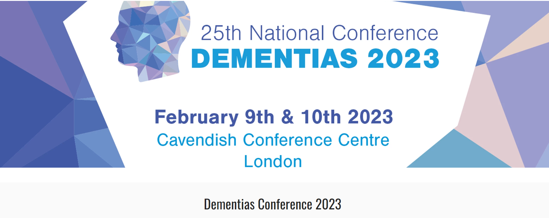 25th National Conference Dementias 2023