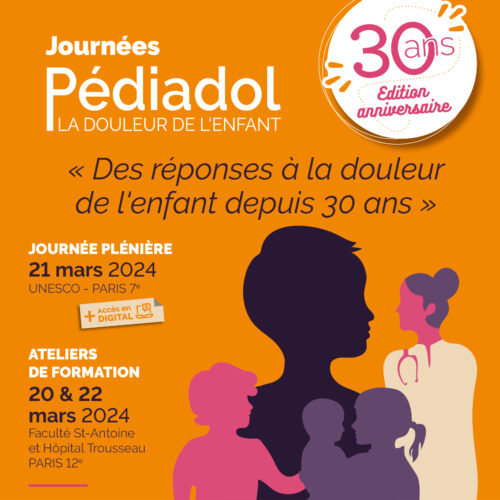 30èmes Journées Pédiadol, la douleur de l'enfant