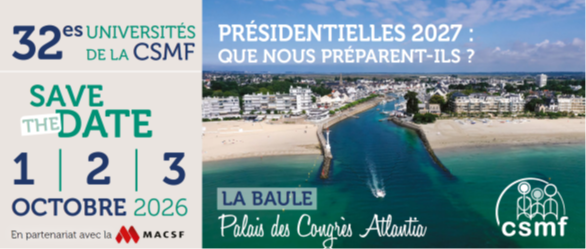 32e Universités de la CSMF