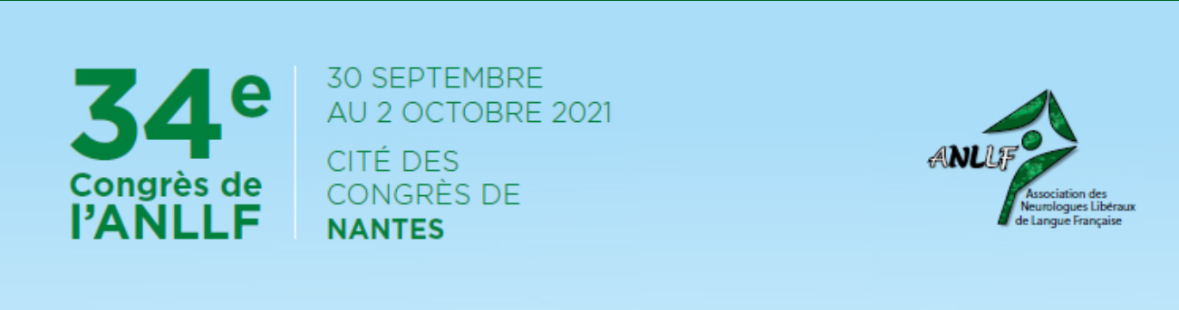 34ème Congrès de l'Association des Neurologues Libéraux de Langue Française - ANLLF 2021