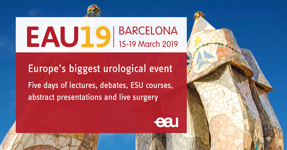 34th annual congress of european association of urology 2019
