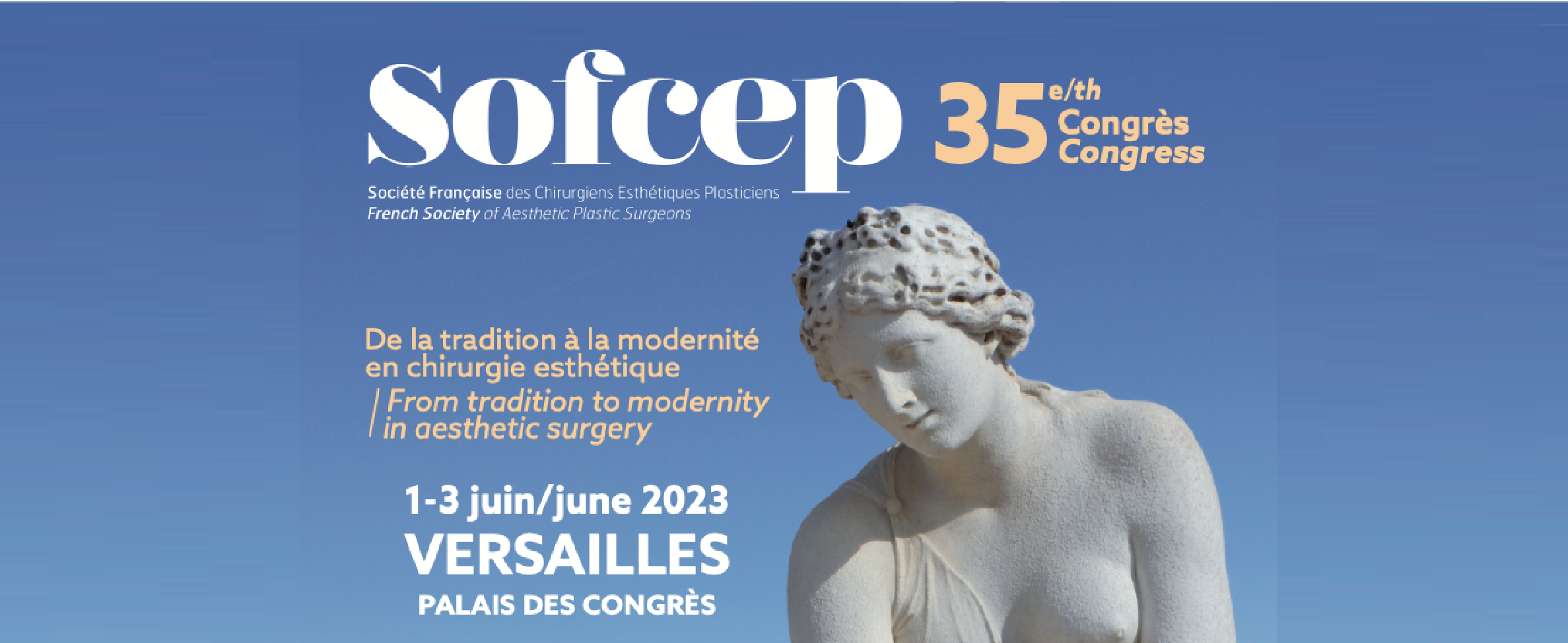 35E CONGRÈS DE LA SOCIÉTÉ FRANÇAISE DES CHIRURGIENS ESTHÉTIQUES ET PLASTICIENS -  SOFCEP 2023