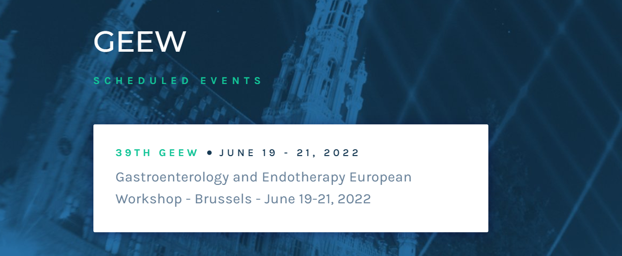 39 th Gastroenterology and Endotherapy European Workshop - GEEW