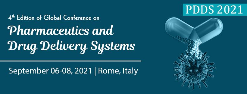 4th Edition of Global Conference on Pharmaceutics and Novel Drug Delivery Systems 2021