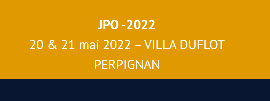 5èmes journées Perpignanaises Ophtalmologie - JPO 2022