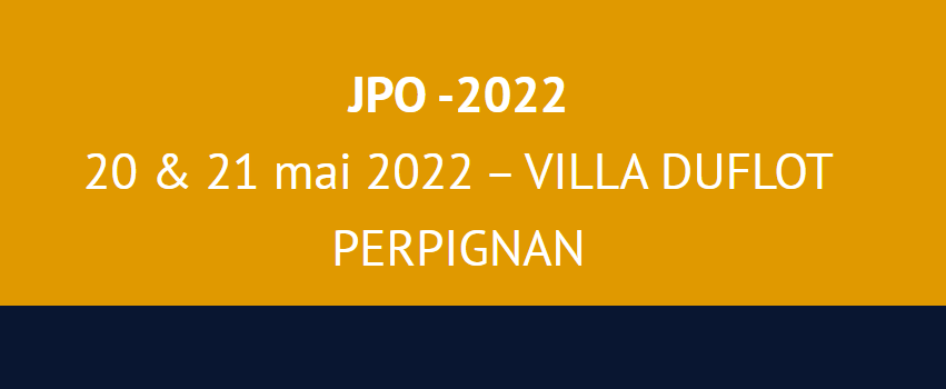 5èmes journées Perpignanaises Ophtalmologie - JPO 2022