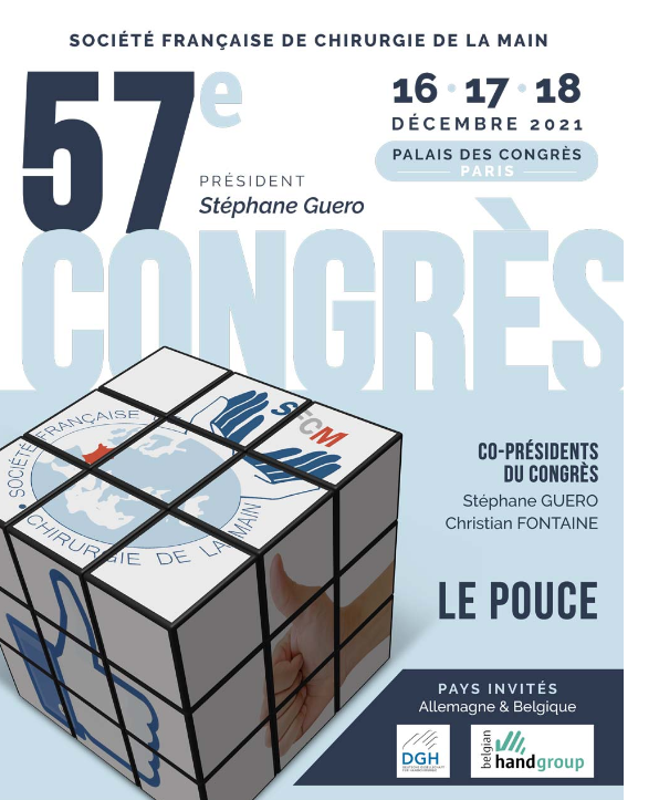 57ème congrès de la Société Française de Chirurgie de la Main - SFCM 2021