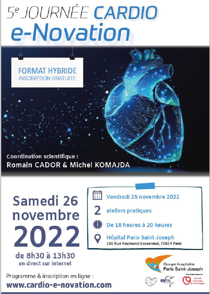 5e JOURNÉE CARDIO e-Novation 2022