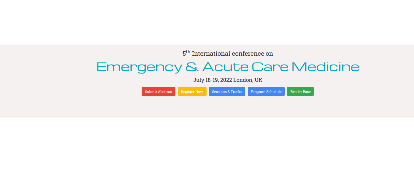 5th International conference on Emergency & Acute Care Medicine 2021