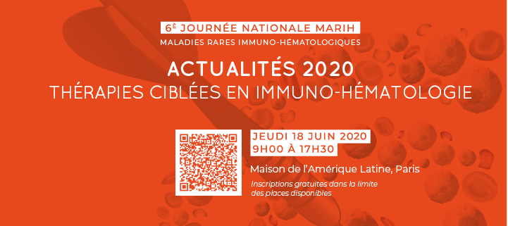 6ème Journée nationale maladies rares immuno-hématologiques MaRIH 2020