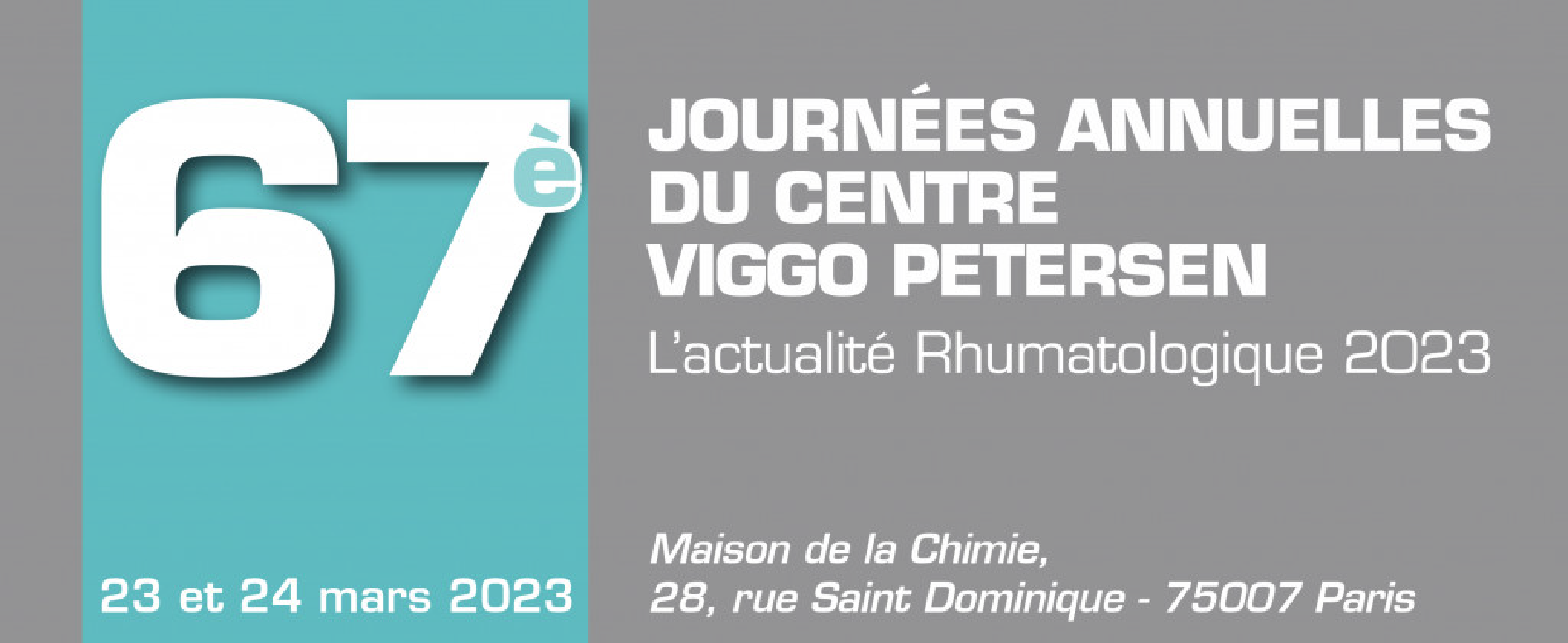 67es Journées annuelles du Centre Viggo Petersen - VIGGO 2023