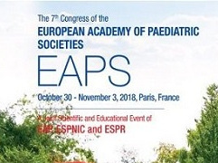 7ème congrès de l'Académie européenne des sociétés de pédiatrie (EAPS) 2018