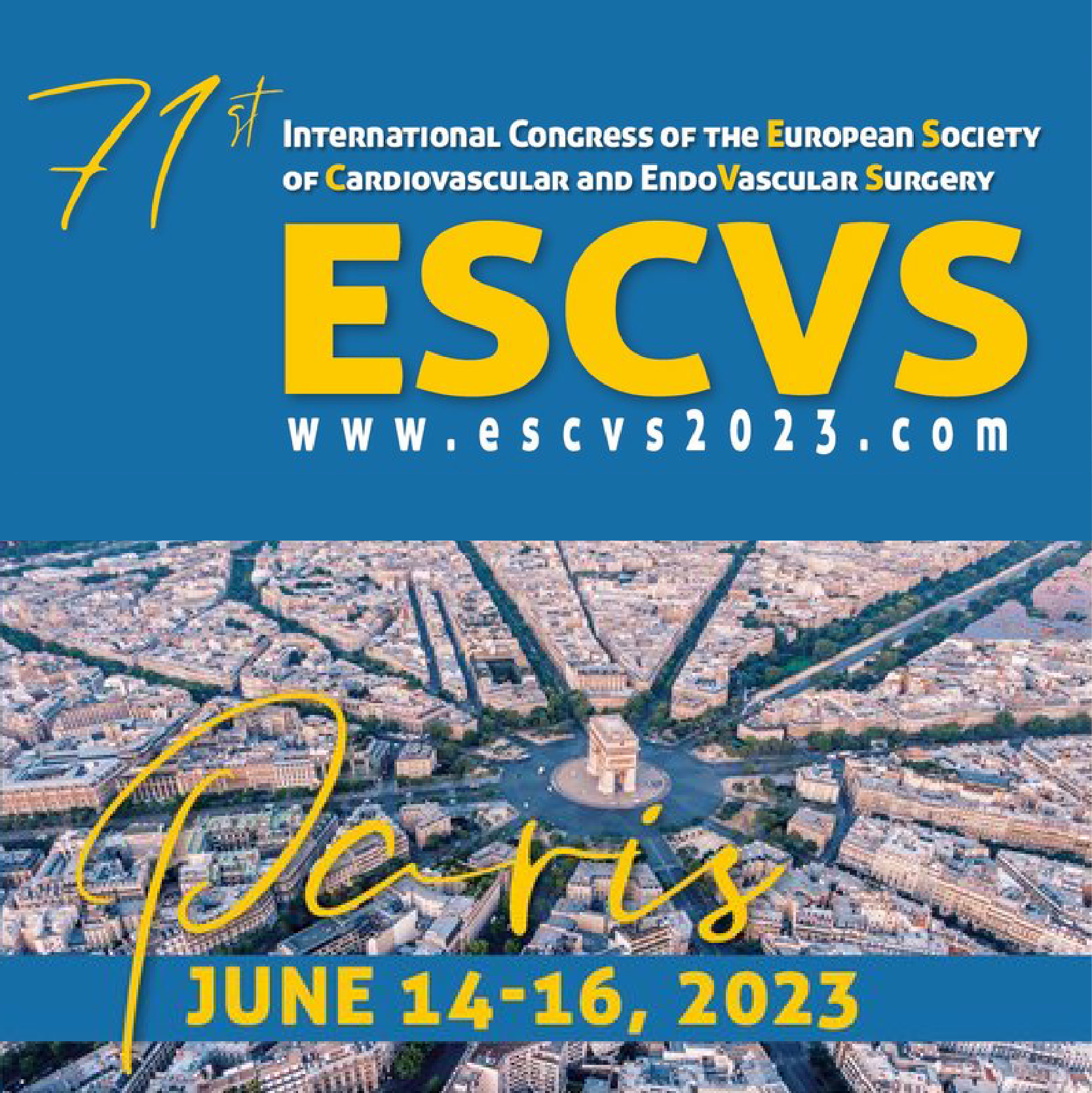 71st International congress of the European Society of Cardiovascular and Endovascular Surgery - ESCVS 2023