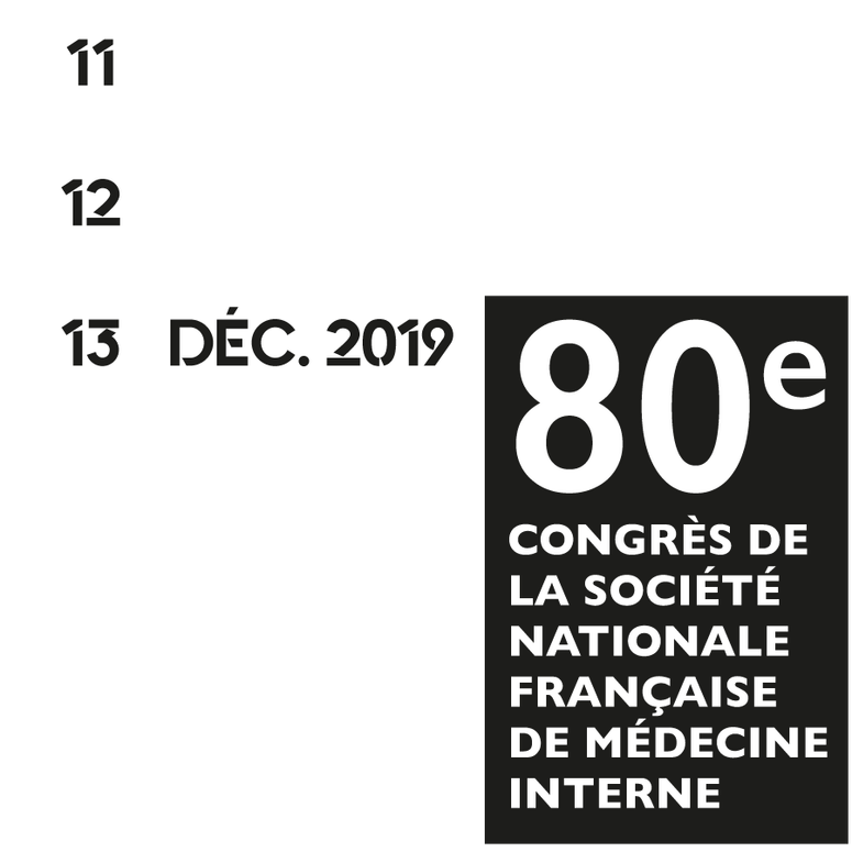 80ème congrès de la société nationale française de médecine interne  (SNFMI)  2019