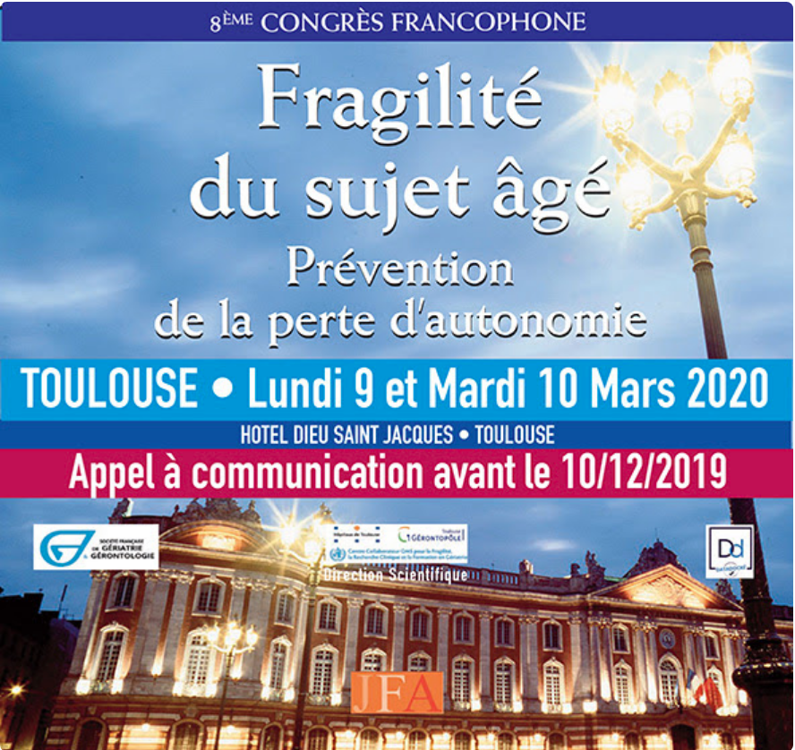 8e Congrès Fragilité du Sujet Âgé  SFGG  2020