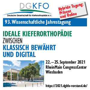 93rd Annual Scientific Meeting of the German Orthodontic Society 2021