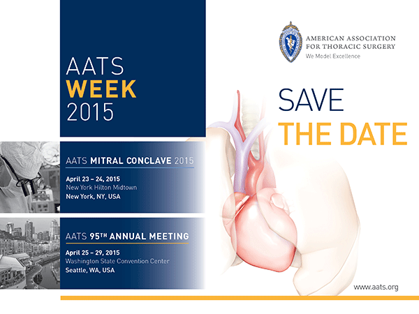 95e Rencontre annuelle des l'Association Américaine de Chirurgie Thoracique (AATS) 2015