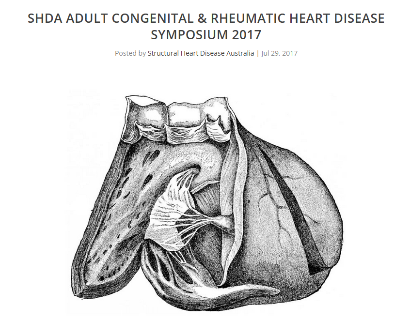 Adult Congenital & Rheumatic Heart Disease (SHDA) 2017