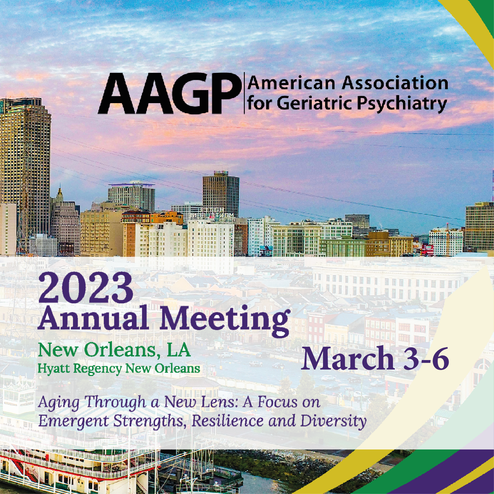 American Association for Geriatrics Psychiatry Annual Meeting - AAGP 2023