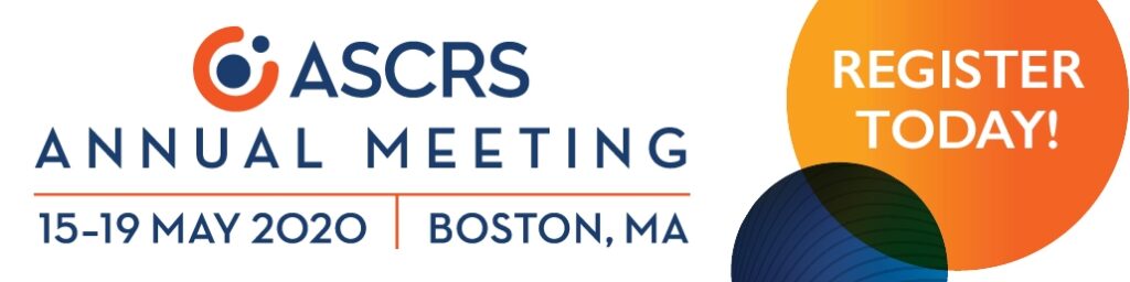 American Society of Cataract and Refractiv Surgery - ASCRS 2020