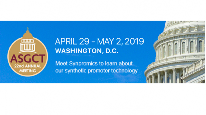 American Society of Gene & Cell Therapy's 22nd Annual Meeting ASCGT 2019