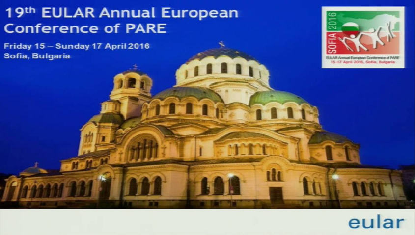 ANNUAL CONFERENCE OF PARE 2016 (EULAR)