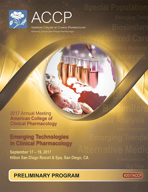 Annual Meeting of the American College of Clinical Pharmacology (ACCP) 2017