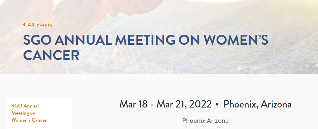 Annual Meeting on Women’s Cancer SGO 2022