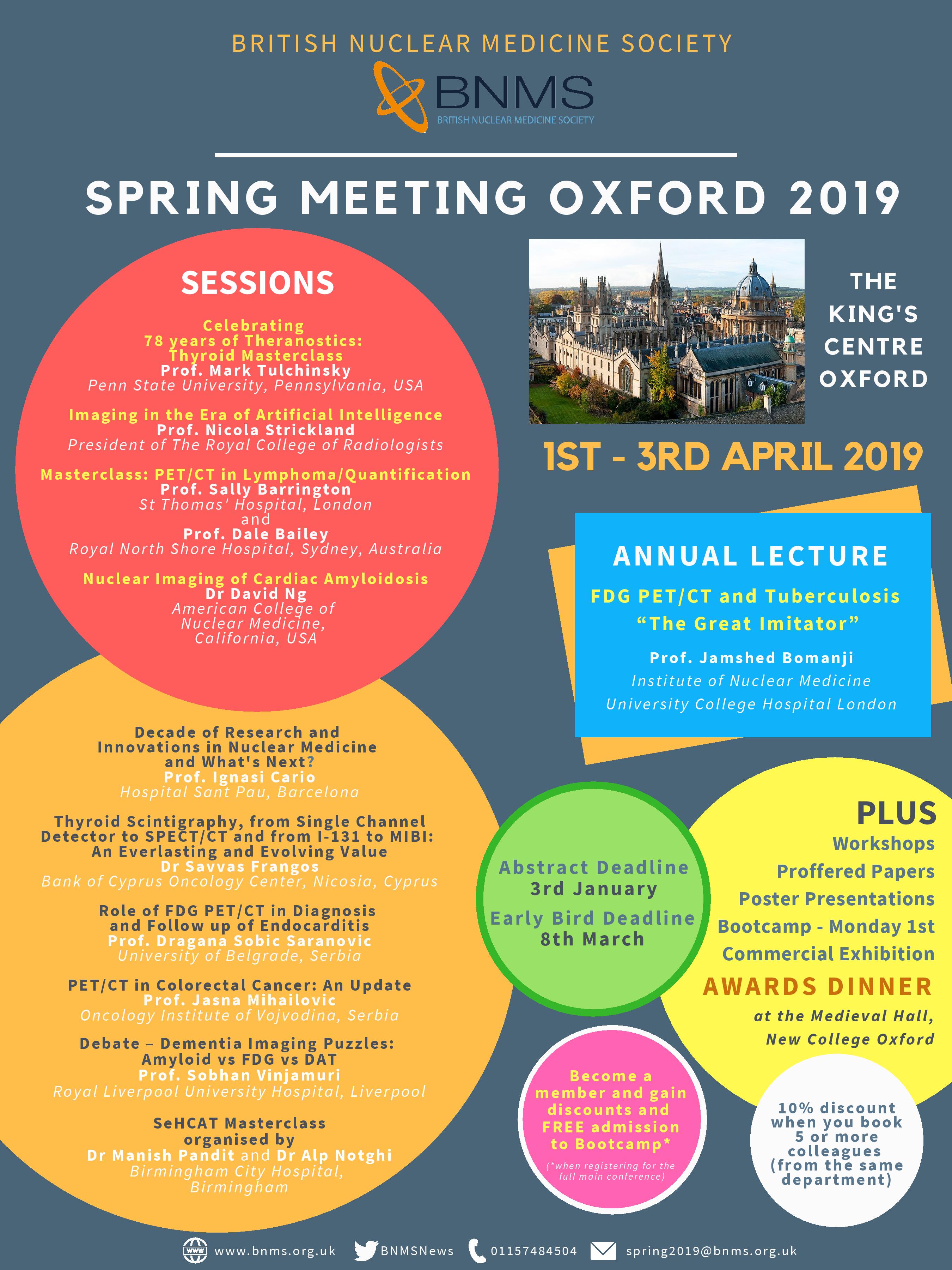 British Nuclear Medicine Society Spring Meeting 2019 (BNMS 2019)