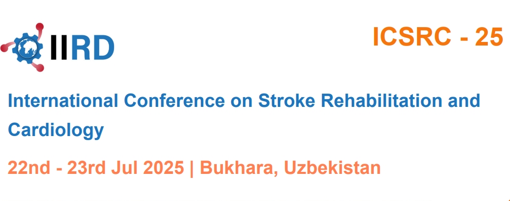 Conférence internationale sur la réadaptation post-AVC et la cardiologie - ICSRC 2025 Conférence internationale sur la réadaptation post-AVC et la cardiologie - ICSRC 2025
