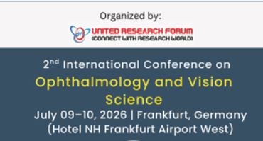 Conférence internationale sur l'ophtalmologie et les sciences de la vision 2026