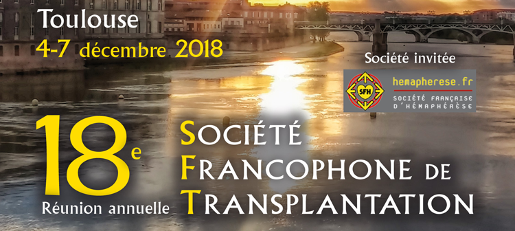 Congrès Annuel de la SFT 2018