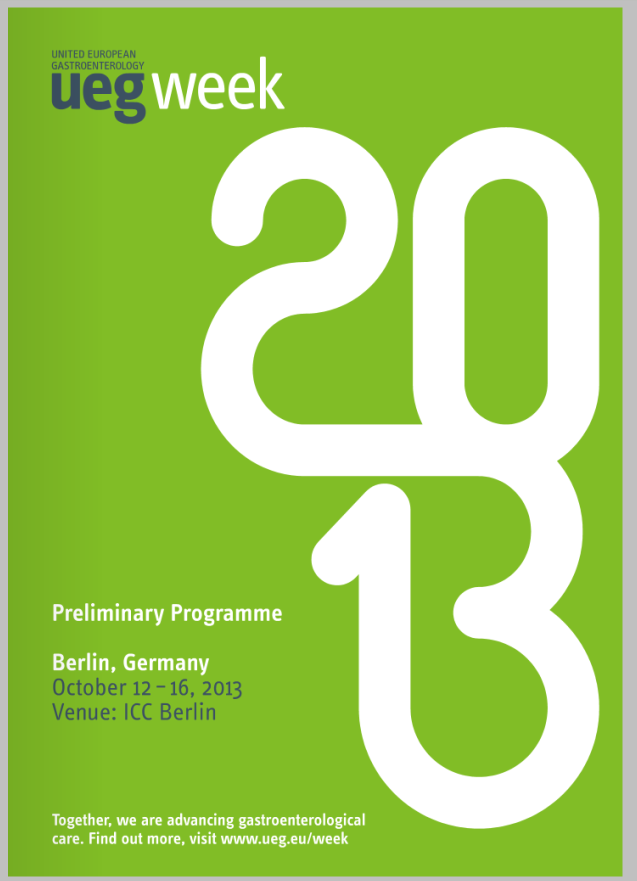Congrès annuel Européen de Gastroenterologie (UEG) 2013