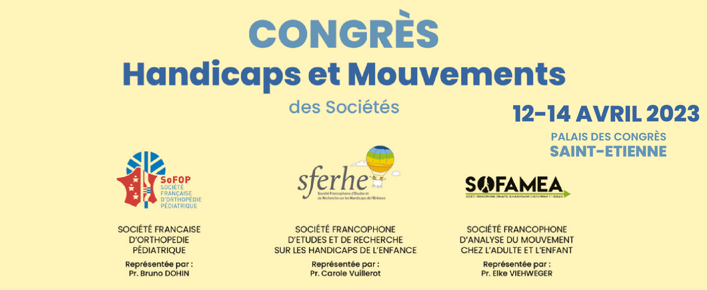 Congrès Handicaps et Mouvements - SOFOP 2023