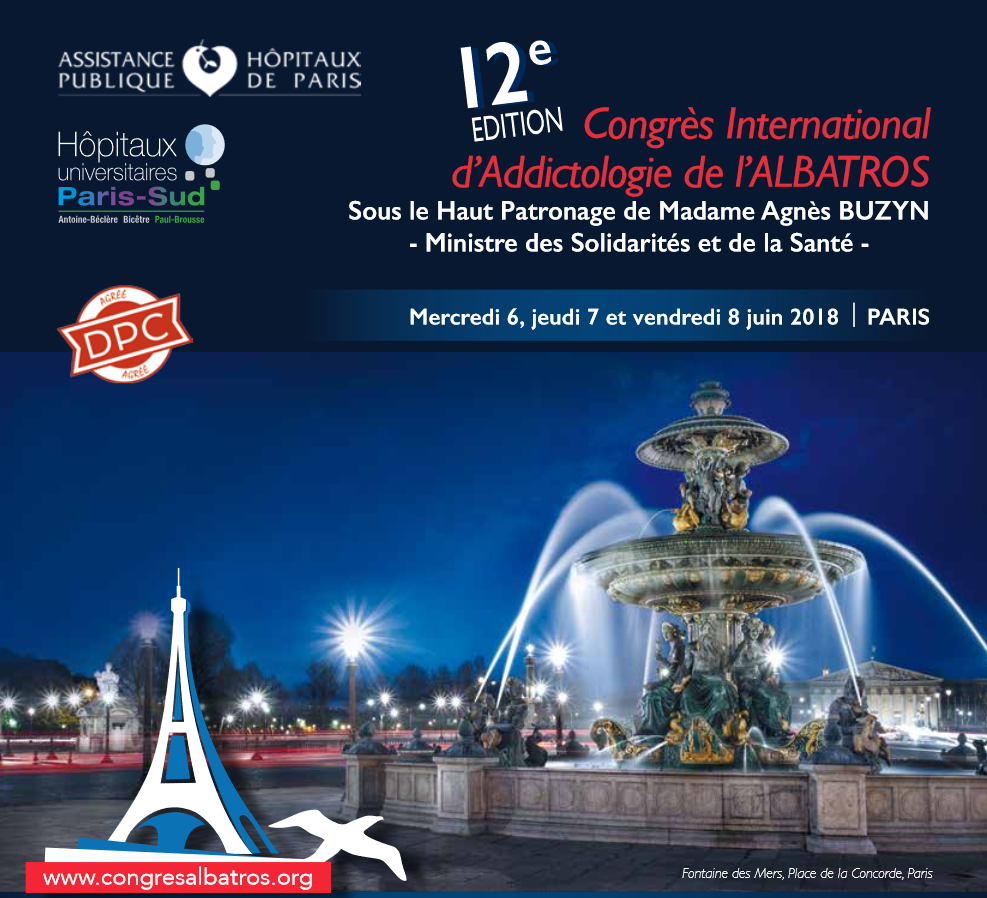 Congrès International d’Addictologie de l’ALBATROS (DPC) 2018